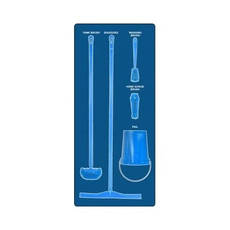 Accuform WET ZONE STOREBOARDS PSB113BUBU PSB113BUBU